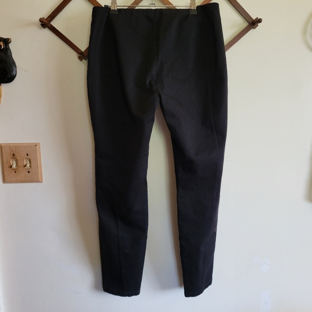 Eileen Fisher Pullon Pant Stretchy Thick Black M Medium - Picture 7 of 9